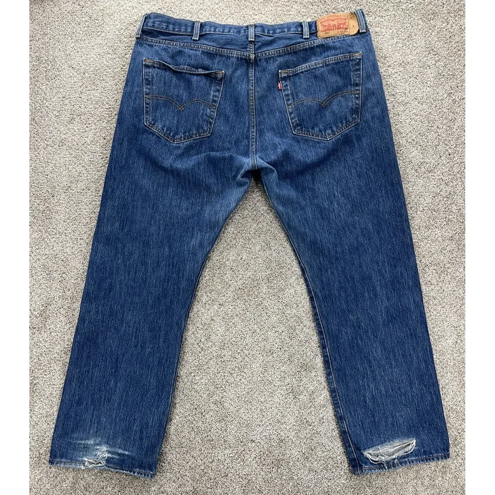 Levis 501 XX Jeans Mens‎ 42x30 Blue Original Stonewash 100% Cotton Made in Egypt